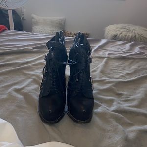 Christian Dior black booties size 37 fits like 6.5 ALL MUST GO WE ARE MOVING